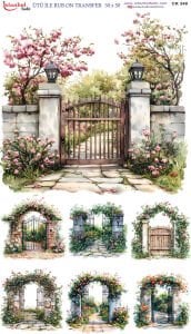 Ütü İle Rub On Transfer 30x50cm CK348