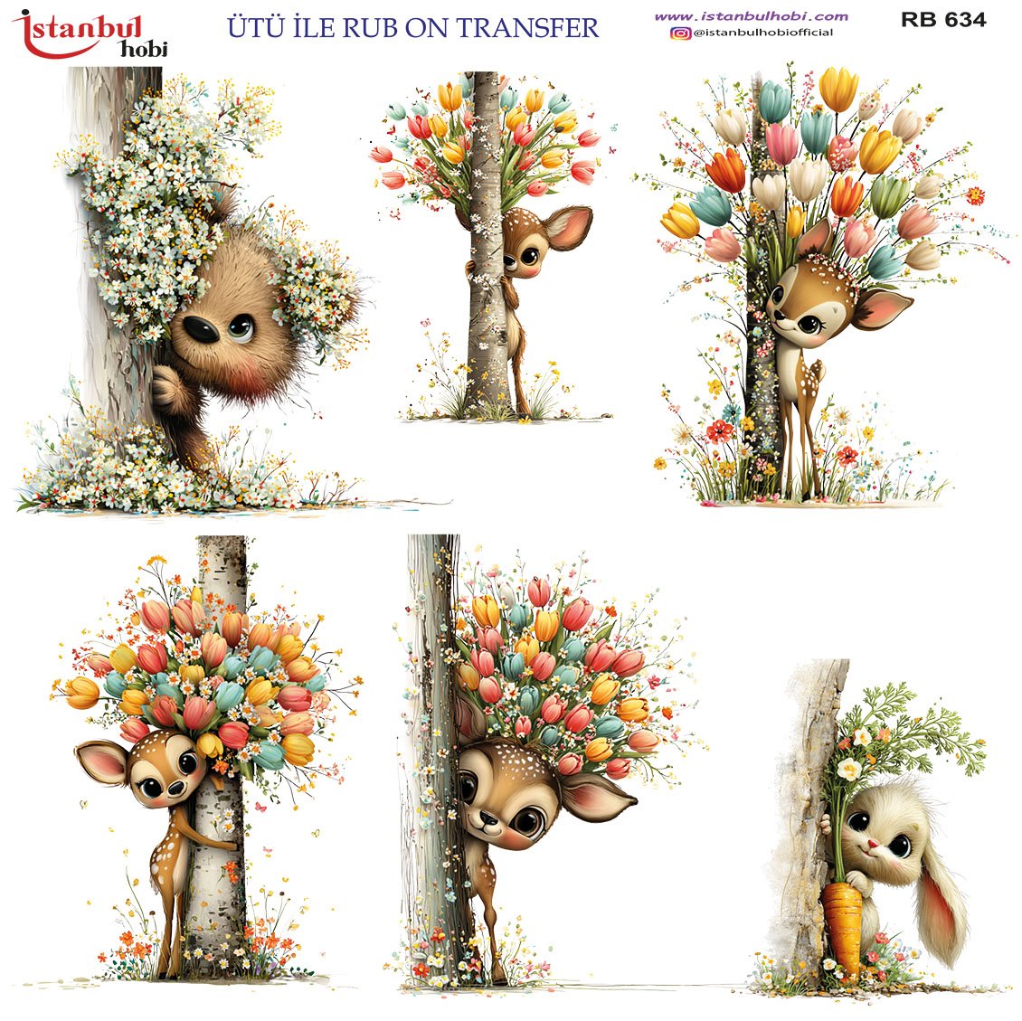 Ütü İle Rub On Transfer 30x30cm RB634