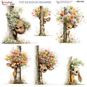 Ütü İle Rub On Transfer 30x30cm RB634