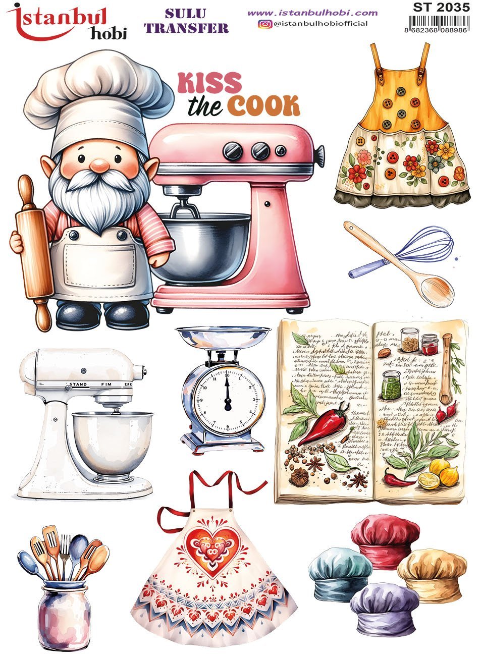 Sulu Transfer Kağıdı 25x35cm ST-2035