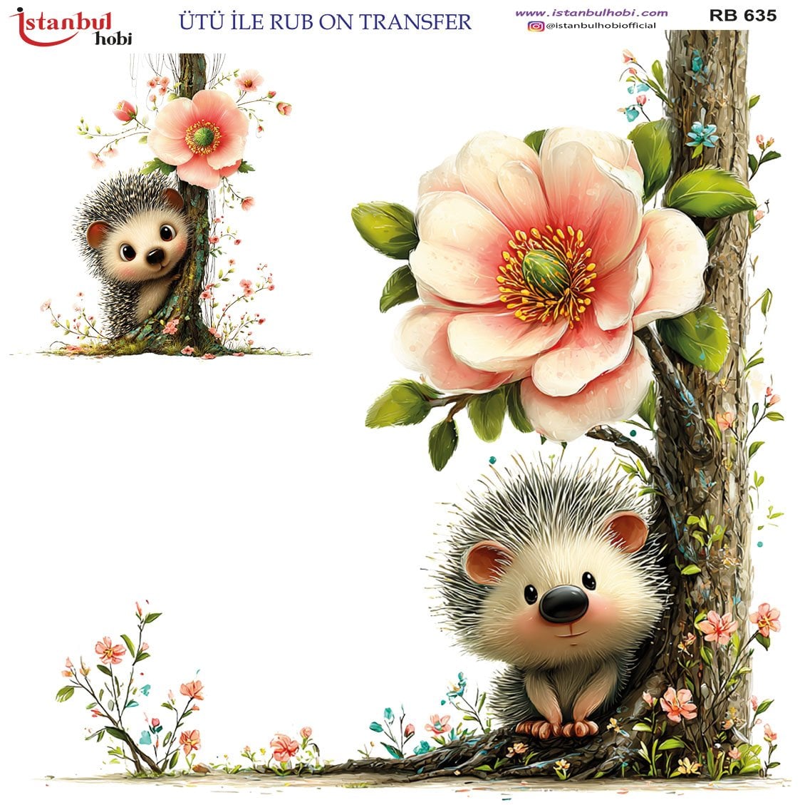 Ütü İle Rub On Transfer 30x30cm RB635