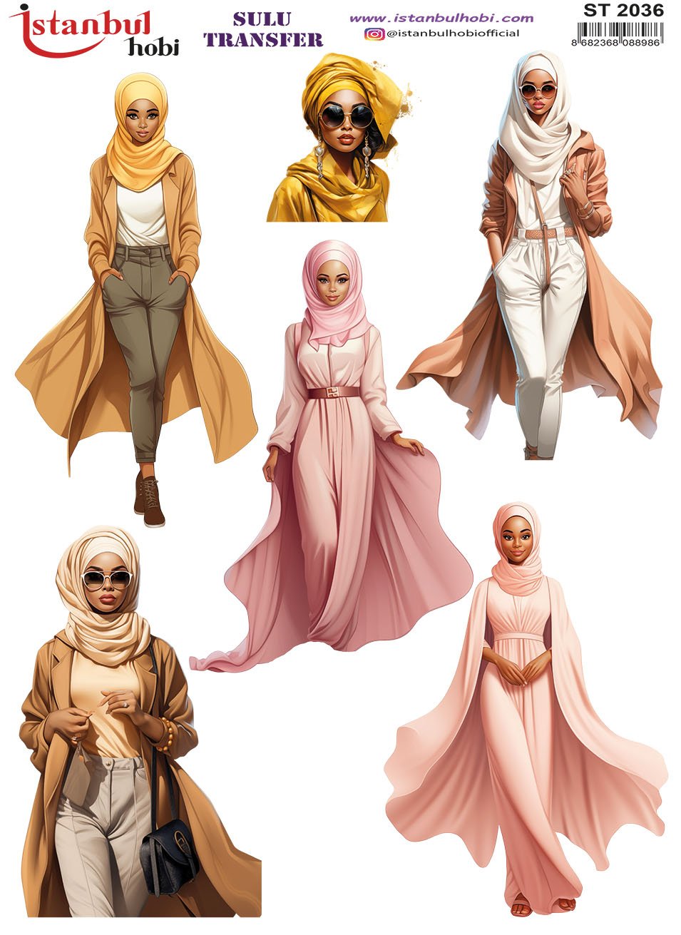 Sulu Transfer Kağıdı 25x35cm ST-2036