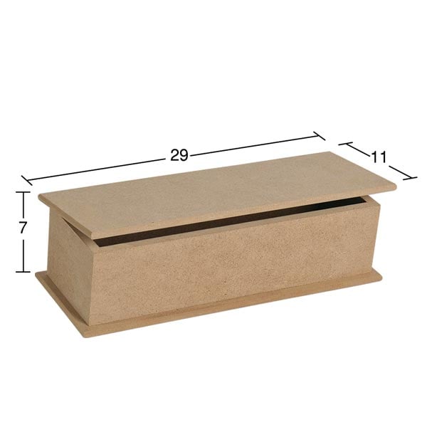 Ahşap Tığ Kutusu 29x11cm KU287