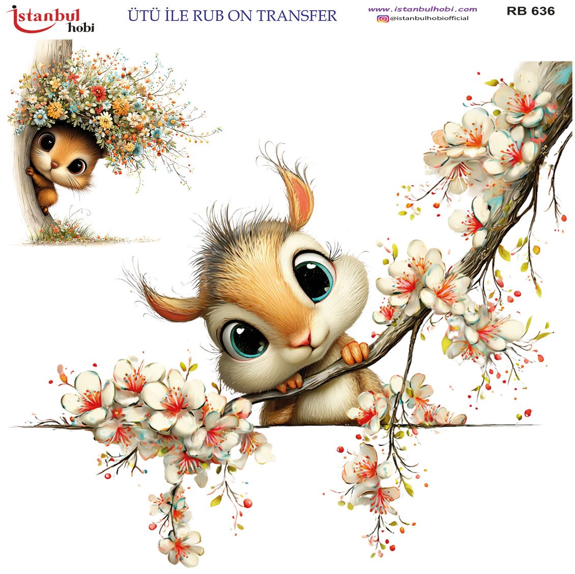 Ütü İle Rub On Transfer 30x30cm RB636