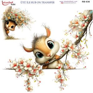 Ütü İle Rub On Transfer 30x30cm RB636