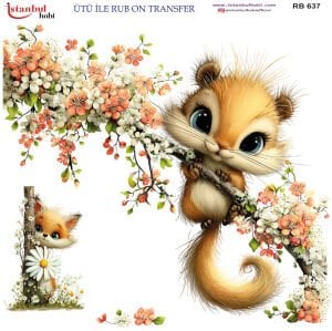 Ütü İle Rub On Transfer 30x30cm RB637