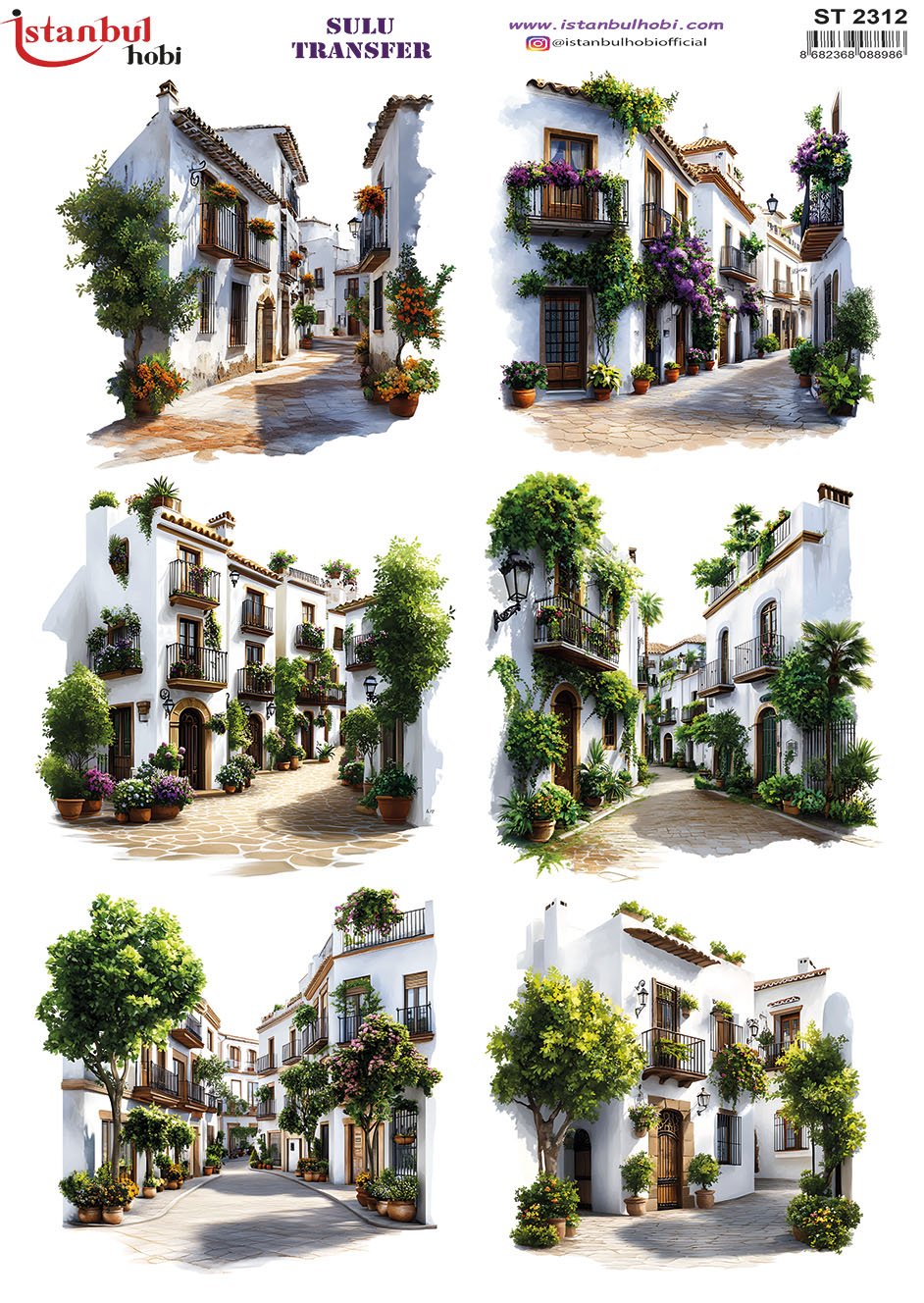 Sulu Transfer Kağıdı 25x35cm ST-2312