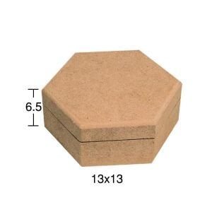 Ahşap 6 Gen Kutu 13x13cm KU285