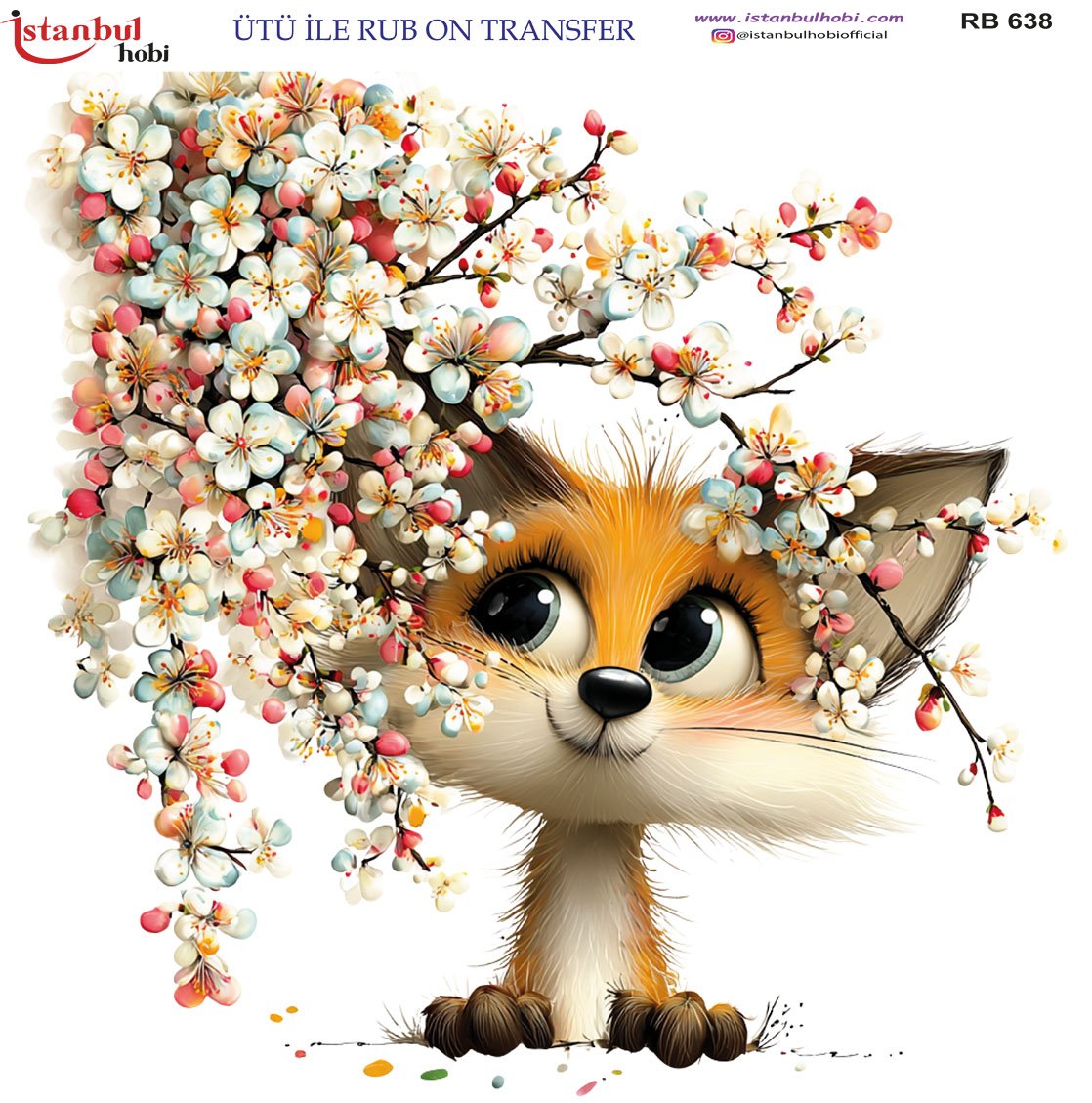 Ütü İle Rub On Transfer 30x30cm RB638