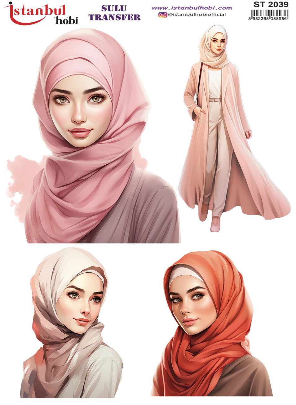 Sulu Transfer Kağıdı 25x35cm ST-2039