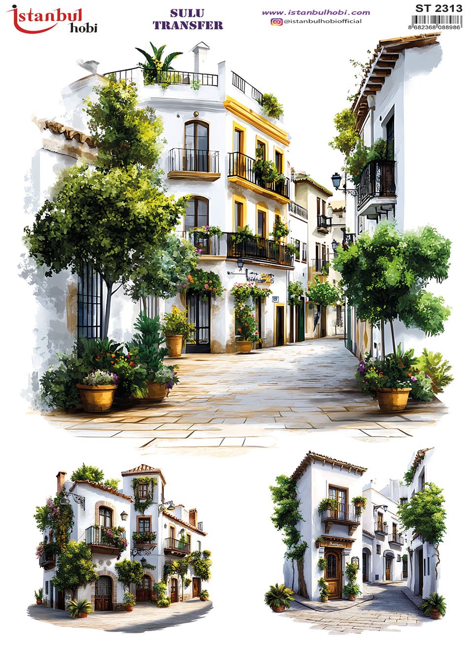 Sulu Transfer Kağıdı 25x35cm ST-2313