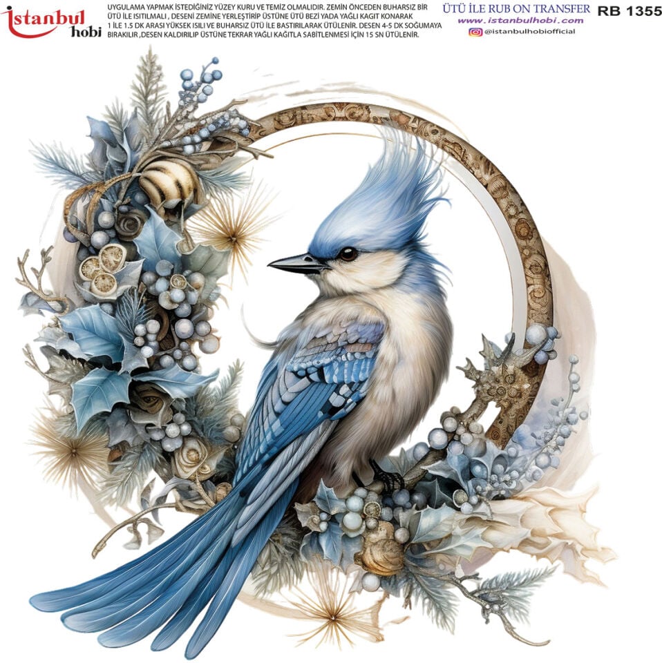 Ütü İle Rub On Transfer 30x30cm RB1355