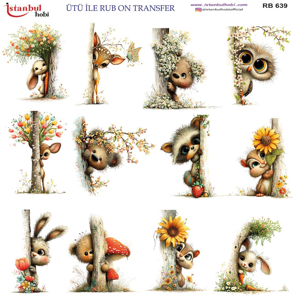 Ütü İle Rub On Transfer 30x30cm RB639