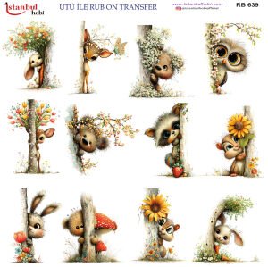 Ütü İle Rub On Transfer 30x30cm RB639