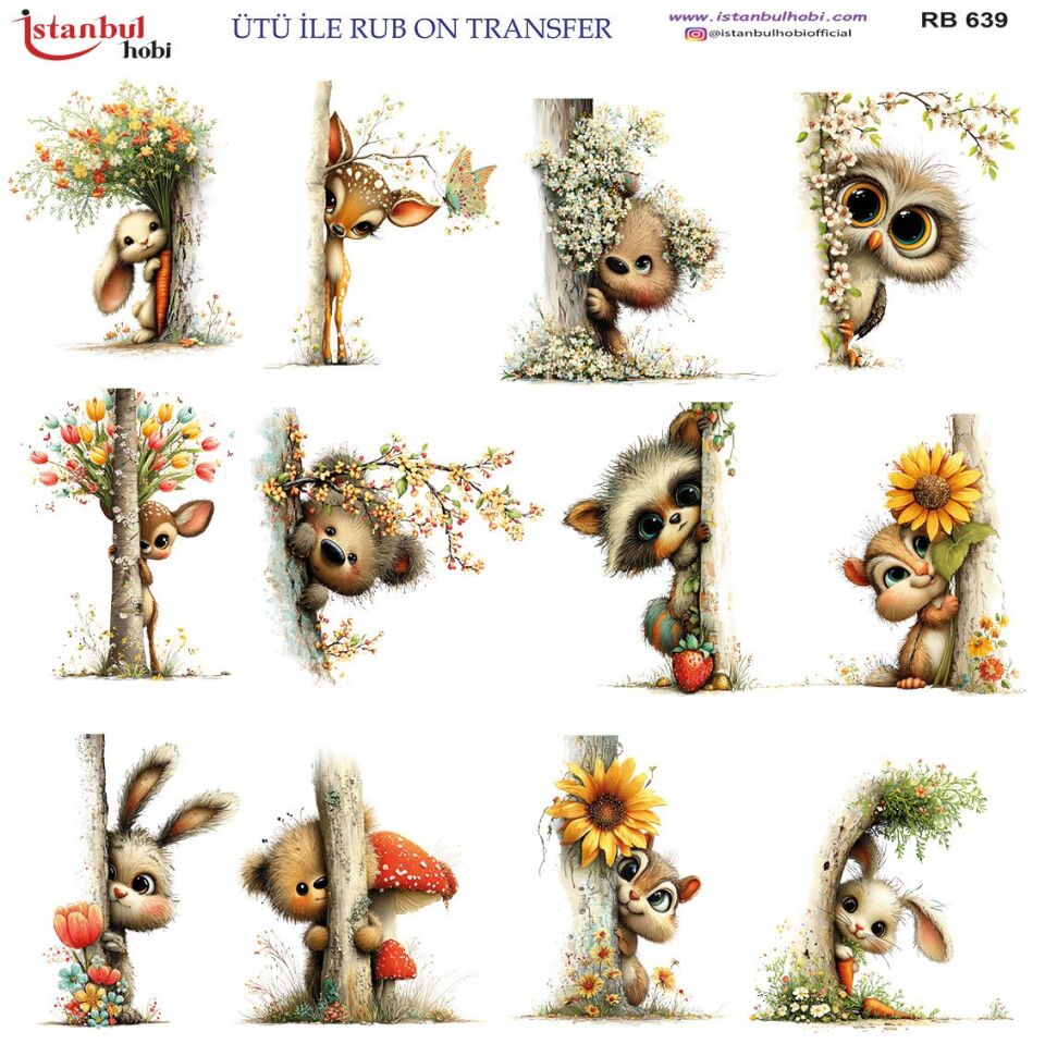 Ütü İle Rub On Transfer 30x30cm RB639