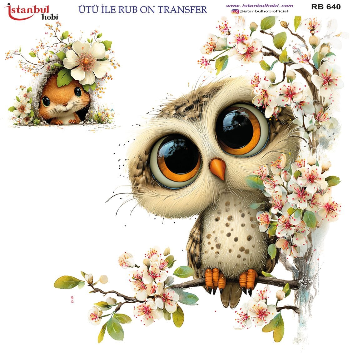 Ütü İle Rub On Transfer 30x30cm RB640