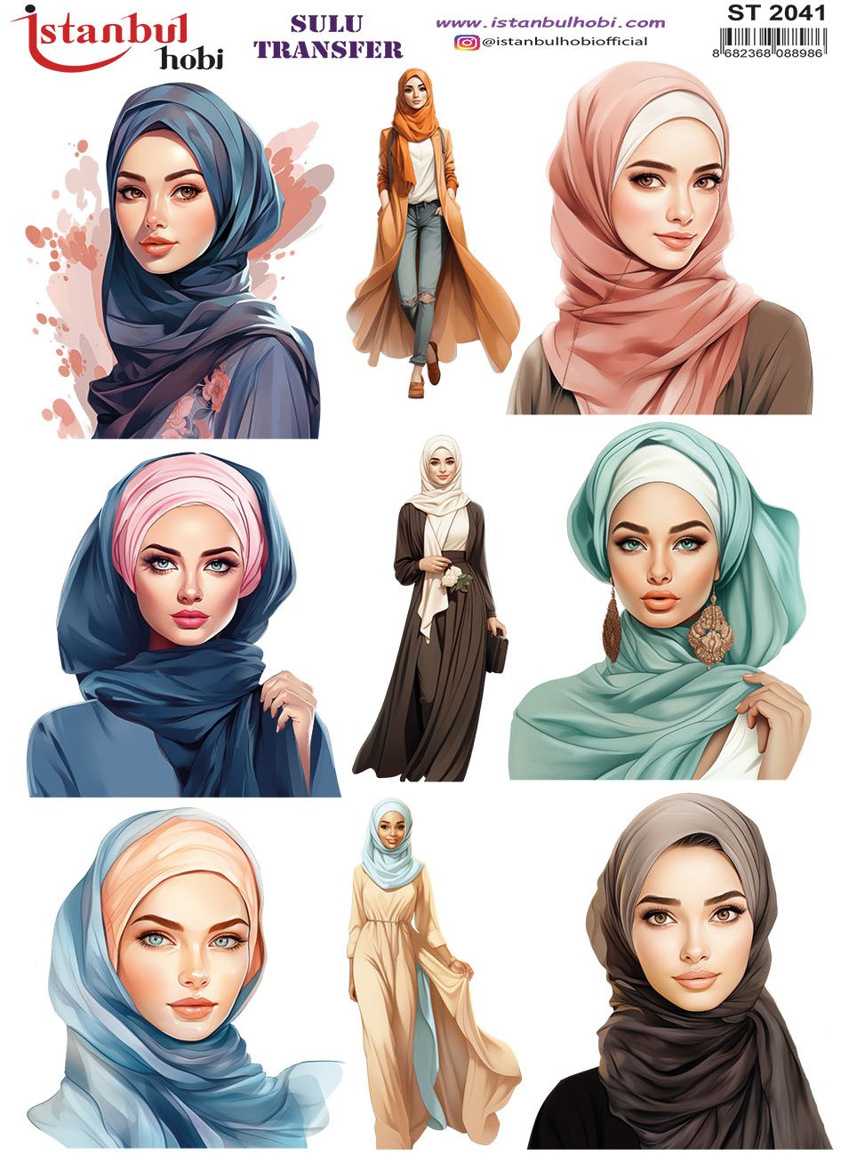 Sulu Transfer Kağıdı 25x35cm ST-2041