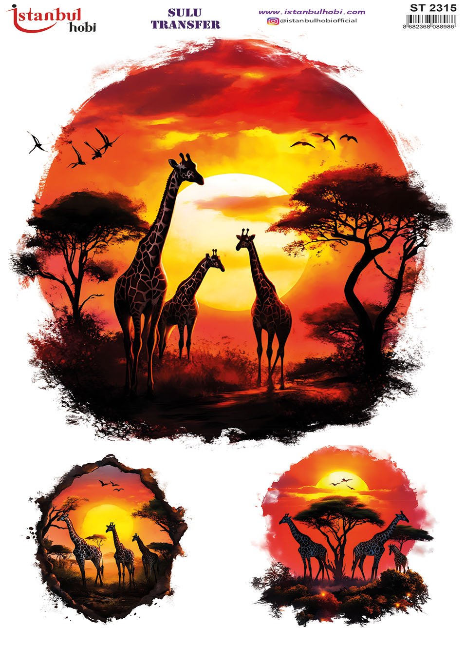 Sulu Transfer Kağıdı 25x35cm ST-2315