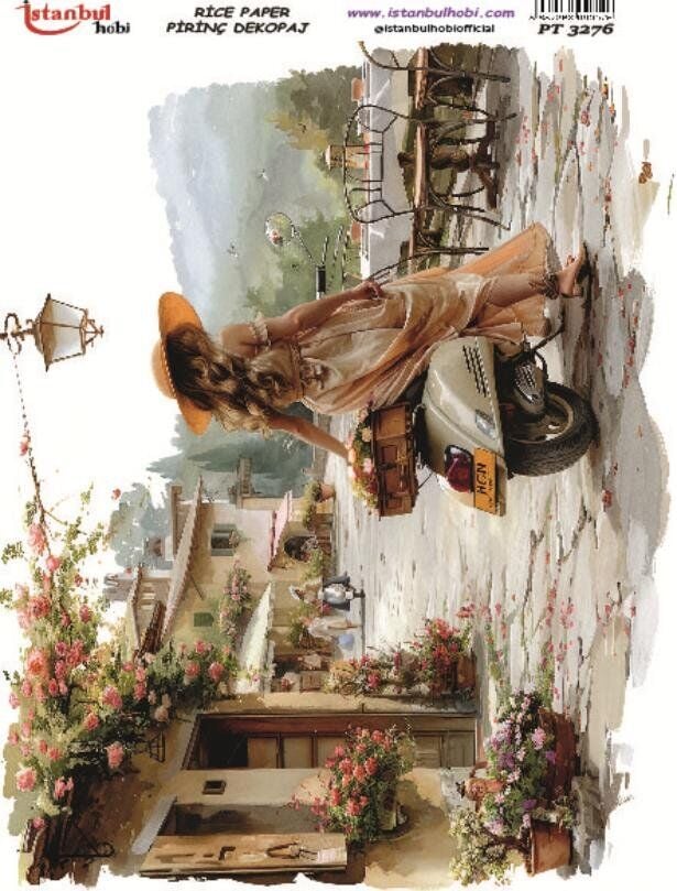 Pirinç Dekopaj Kağıdı 30x42cm PT-3276