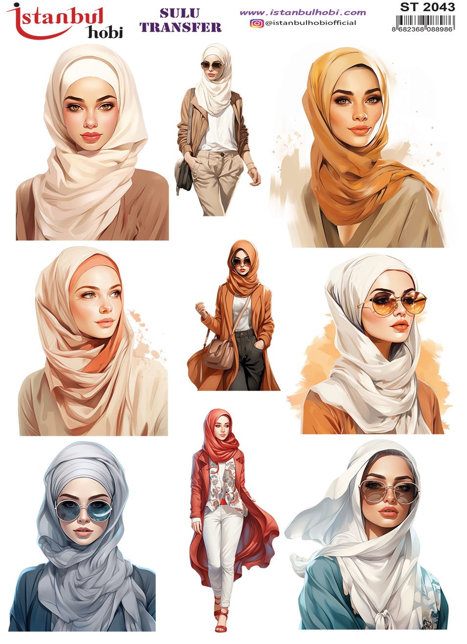 Sulu Transfer Kağıdı 25x35cm ST-2043