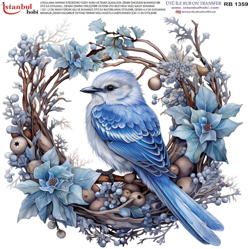 Ütü İle Rub On Transfer 30x30cm RB1359