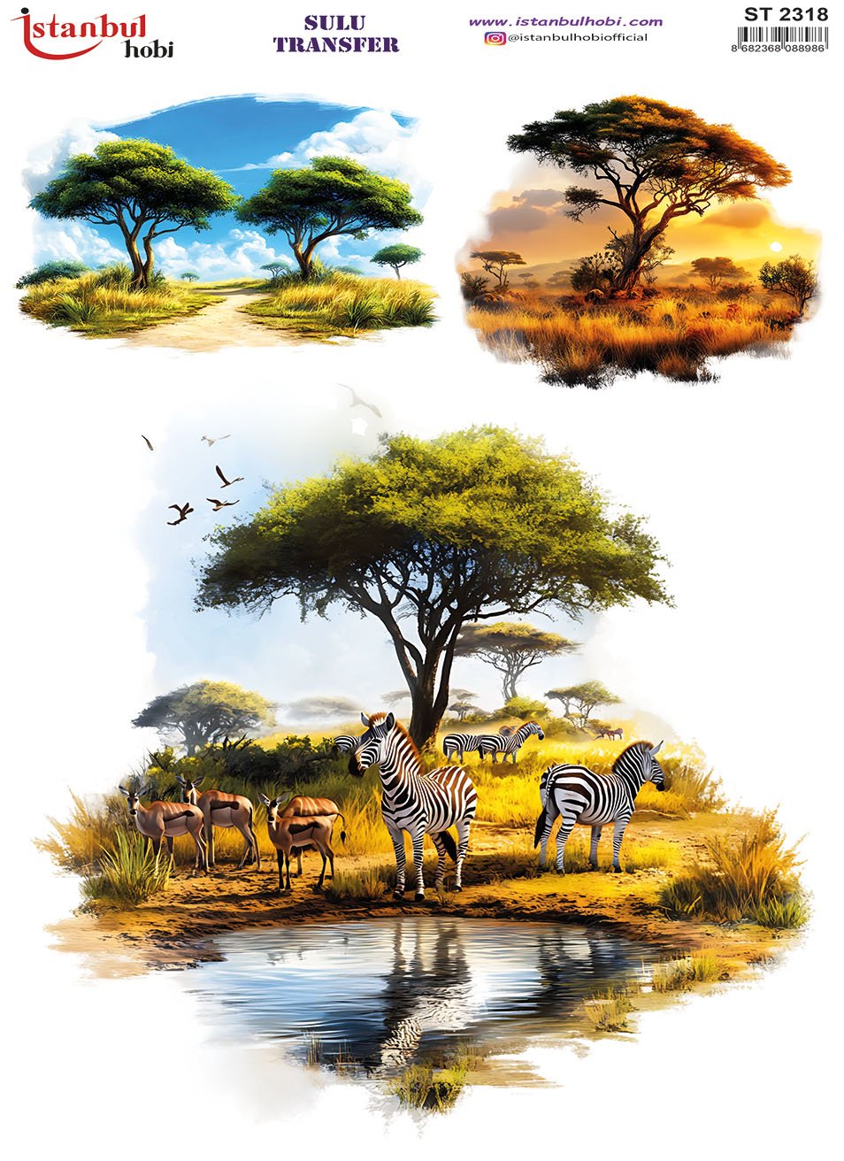 Sulu Transfer Kağıdı 25x35cm ST-2318