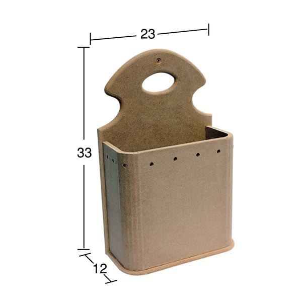 Ahşap Kapıcı Kutusu 33x23cm KP120