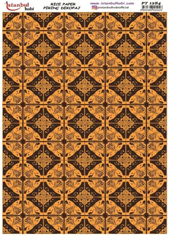 Pirinç Dekopaj Kağıdı 30x42cm PT-1284