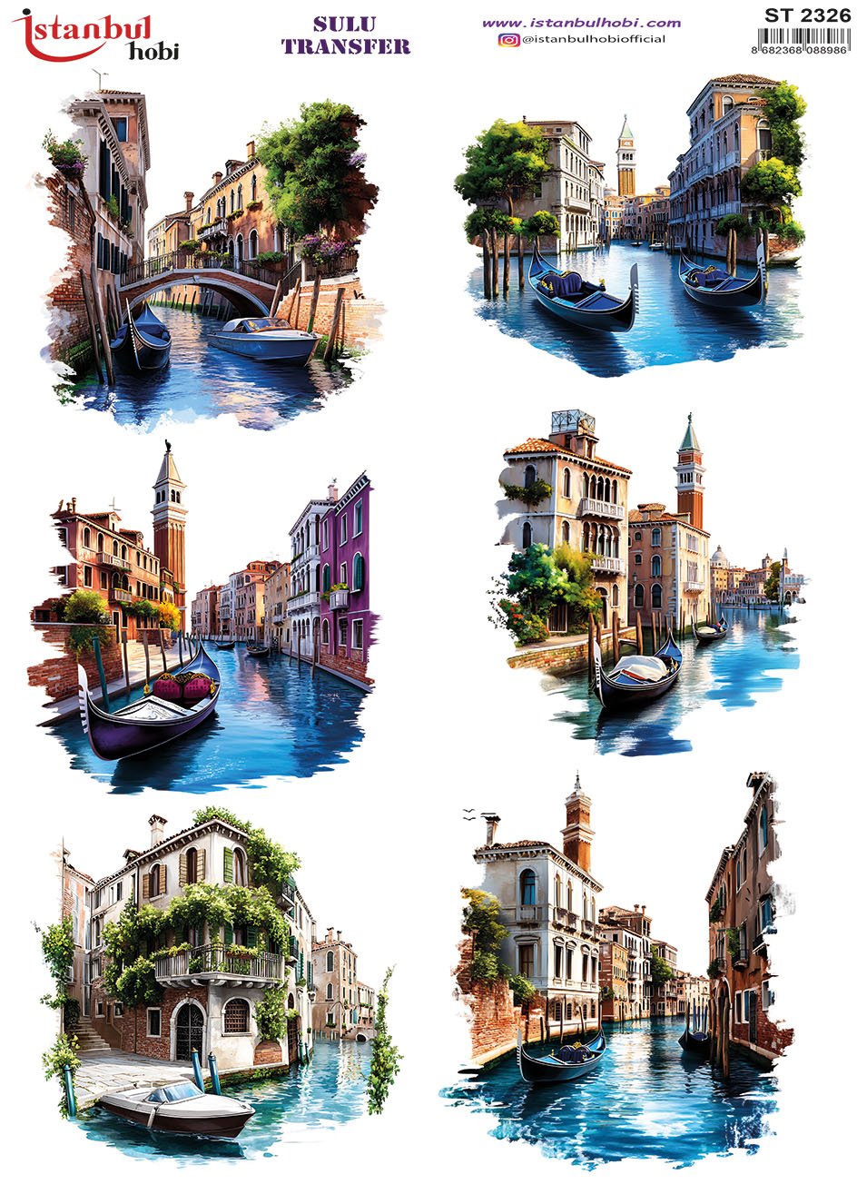 Sulu Transfer Kağıdı 25x35cm ST-2326