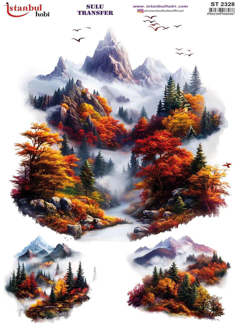 Sulu Transfer Kağıdı 25x35cm ST-2328