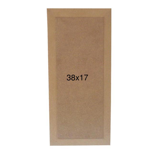 Ahşap Dikdörtgen Pano 38x17cm PA229