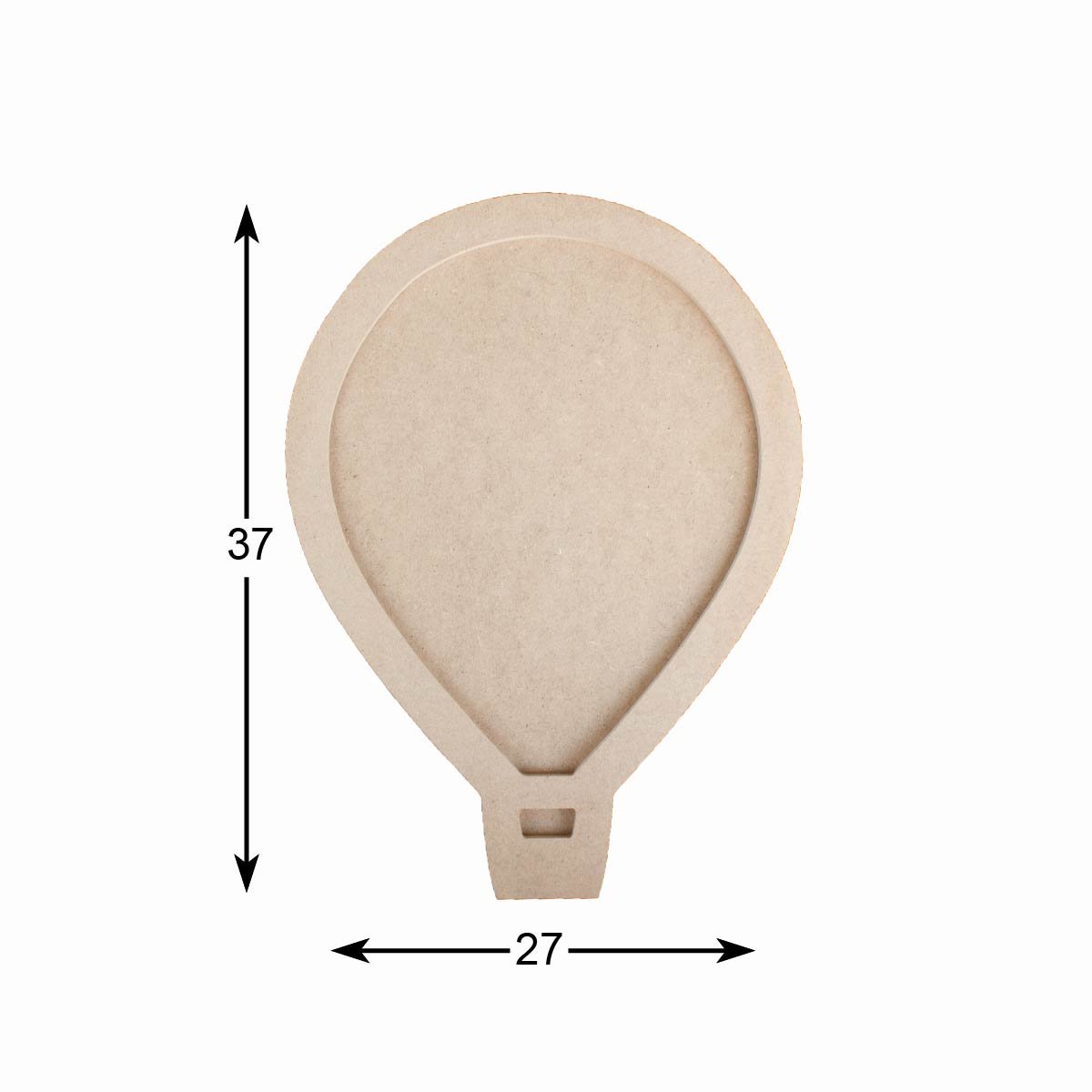 Ahşap Uçan Balon Pano 37x27cm SN04