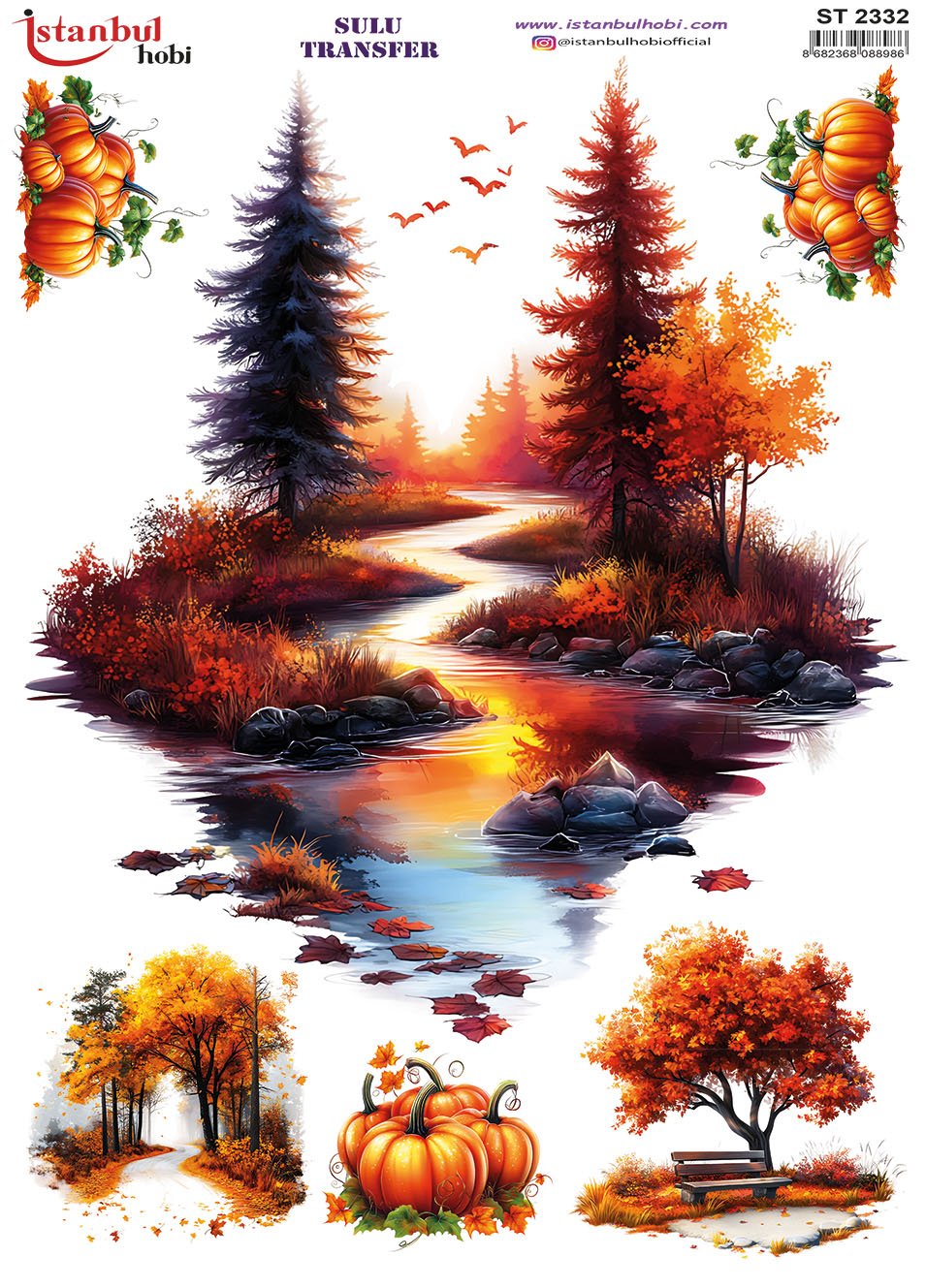 Sulu Transfer Kağıdı 25x35cm ST-2332