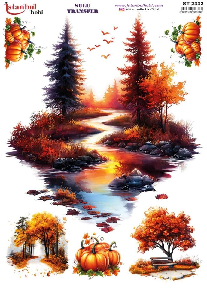 Sulu Transfer Kağıdı 25x35cm ST-2332