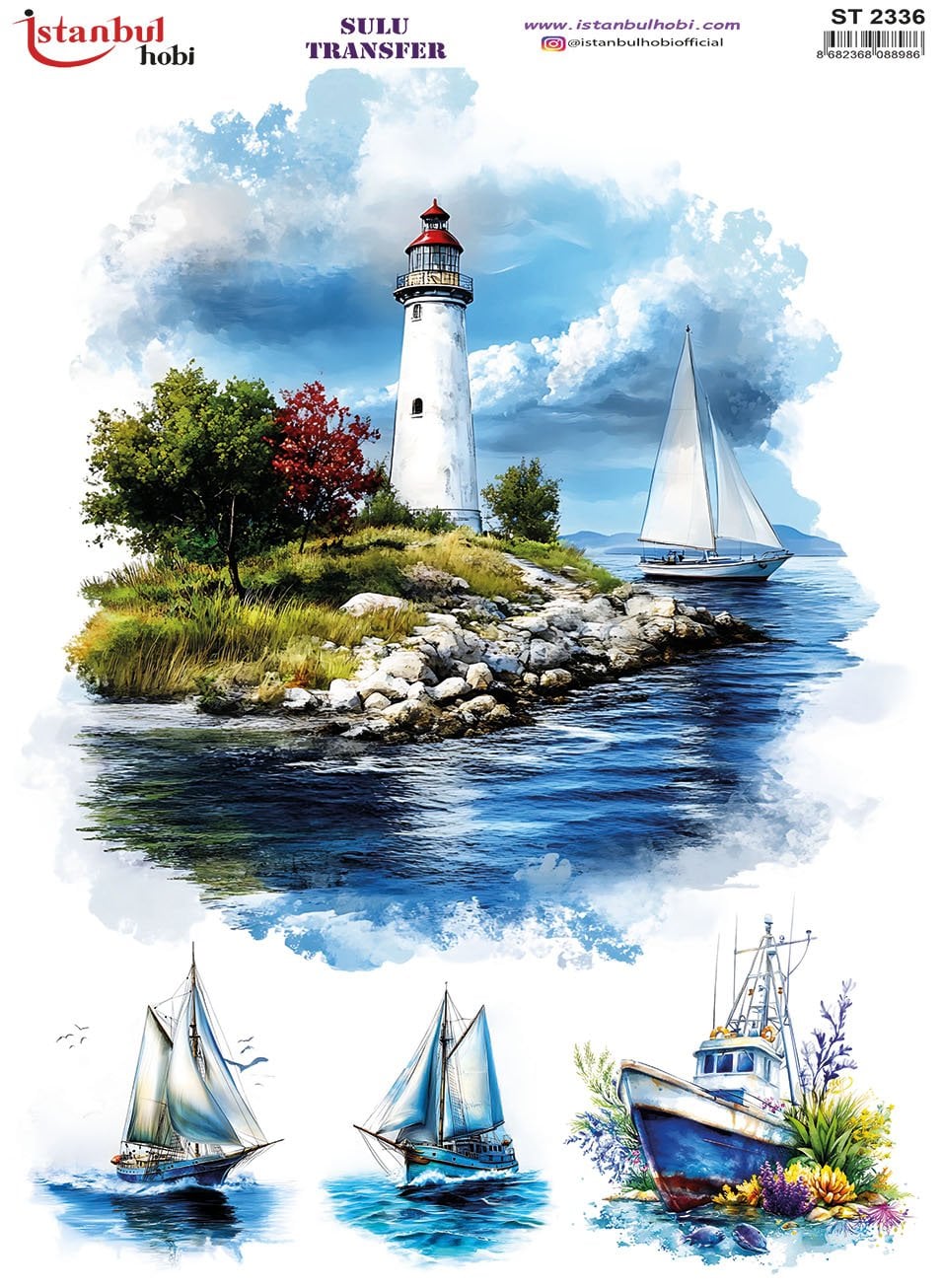 Sulu Transfer Kağıdı 25x35cm ST-2336