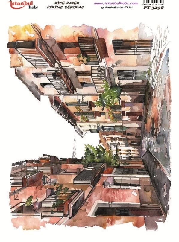 Pirinç Dekopaj Kağıdı 30x42cm PT-3296