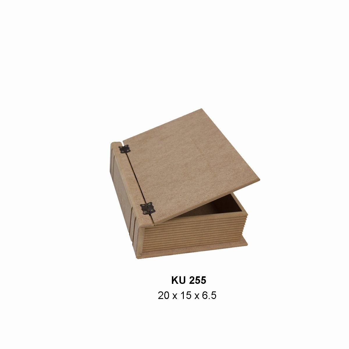 Ahşap Küçük Kitap Kutu 20x15cm KU255