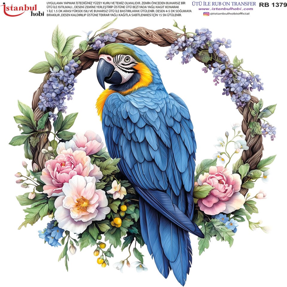 Ütü İle Rub On Transfer 30x30cm RB1379