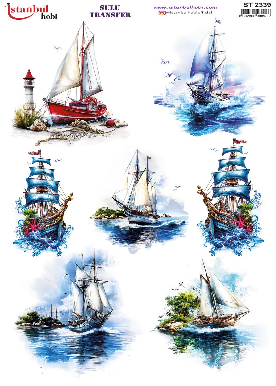 Sulu Transfer Kağıdı 25x35cm ST-2339