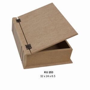 Ahşap Büyük Kitap Kutu 32x24cm KU253