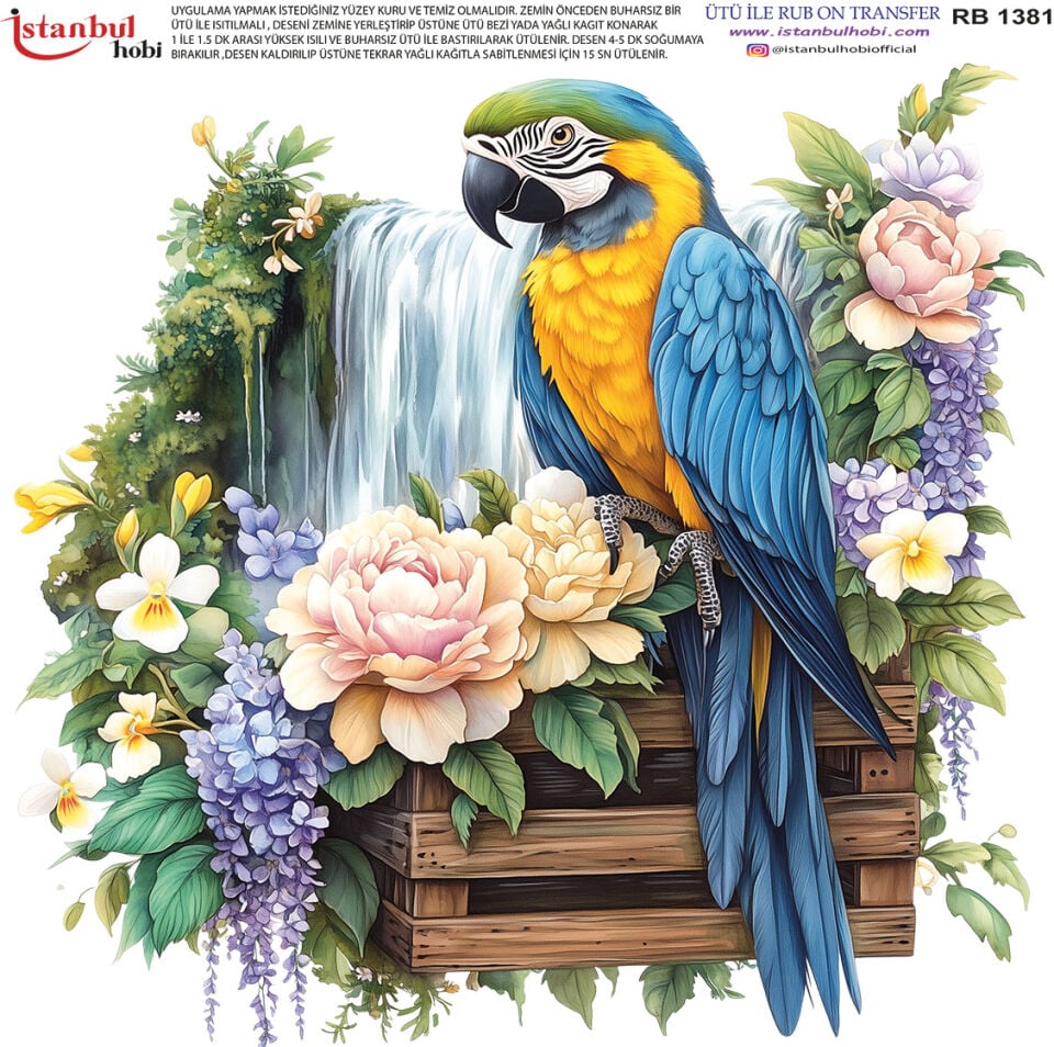 Ütü İle Rub On Transfer 30x30cm RB1381