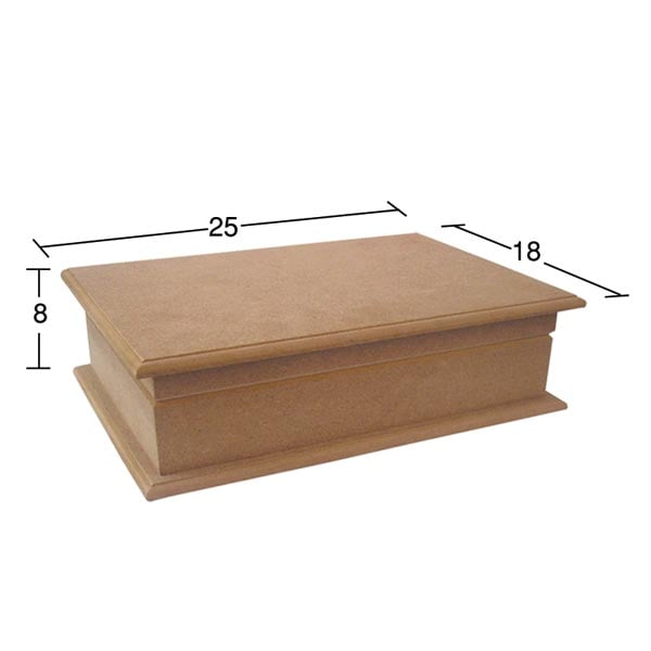 Ahşap MDF Kutu 25x18cm KU252