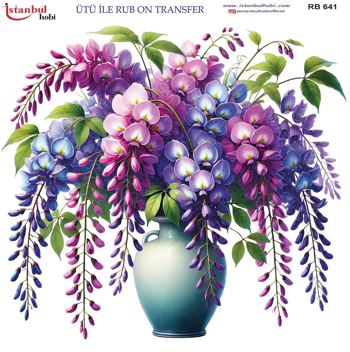 Ütü İle Rub On Transfer 30x30cm RB641