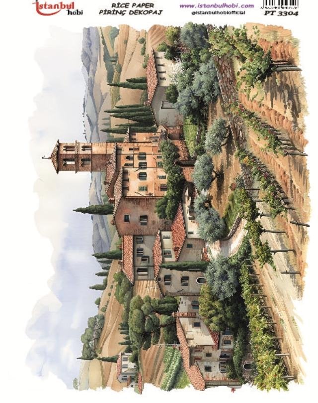 Pirinç Dekopaj Kağıdı 30x42cm PT-3304