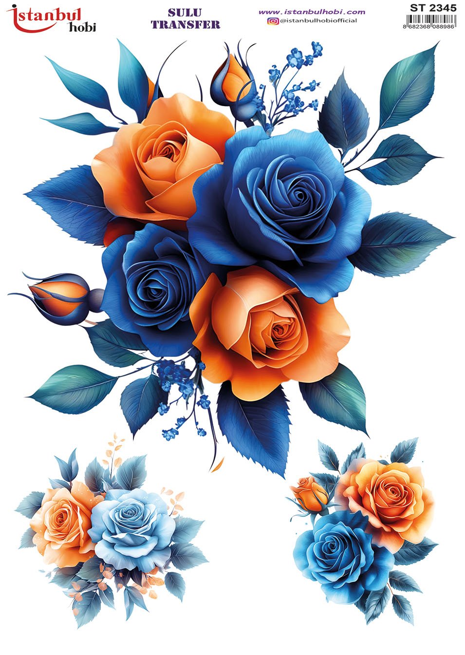 Sulu Transfer Kağıdı 25x35cm ST-2345