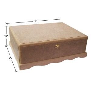 Ahşap 3 No Bazalı Kutu 33x27cm KU247