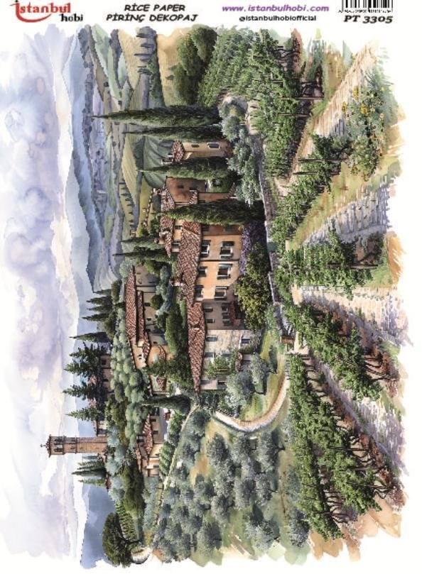 Pirinç Dekopaj Kağıdı 30x42cm PT-3305