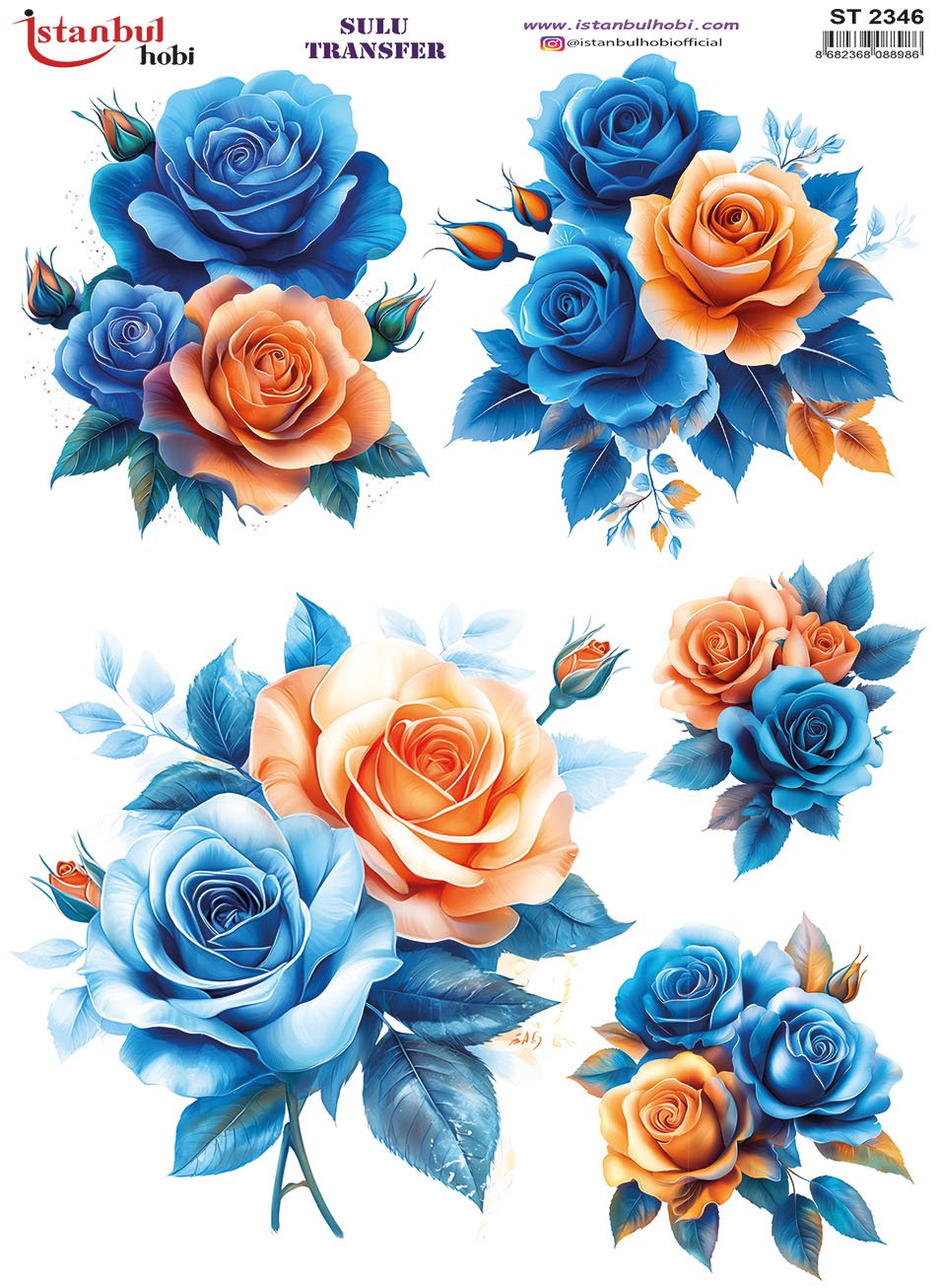 Sulu Transfer Kağıdı 25x35cm ST-2346