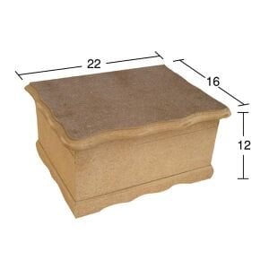 Ahşap 1 No Kutu 22x16cm KU246
