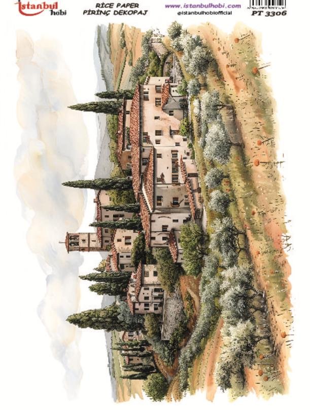 Pirinç Dekopaj Kağıdı 30x42cm PT-3306